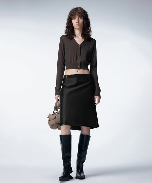 Side Line V-neck Dress